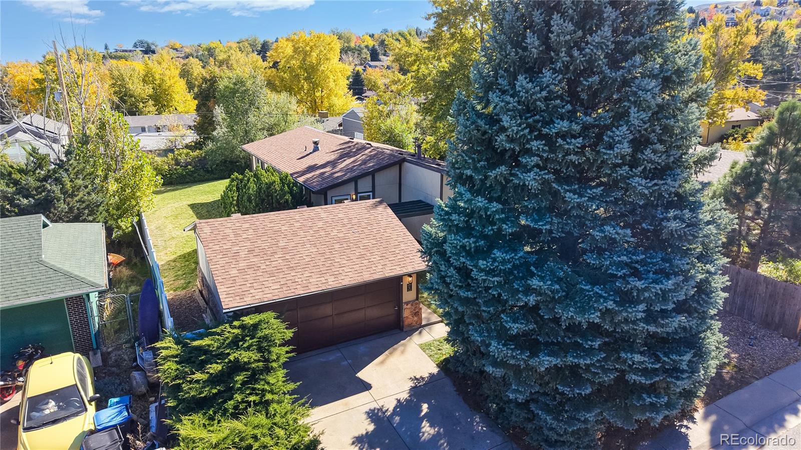 214 Poppy Street Golden, CO 80401 - Photo 24 of 31 a view of yard from balcony