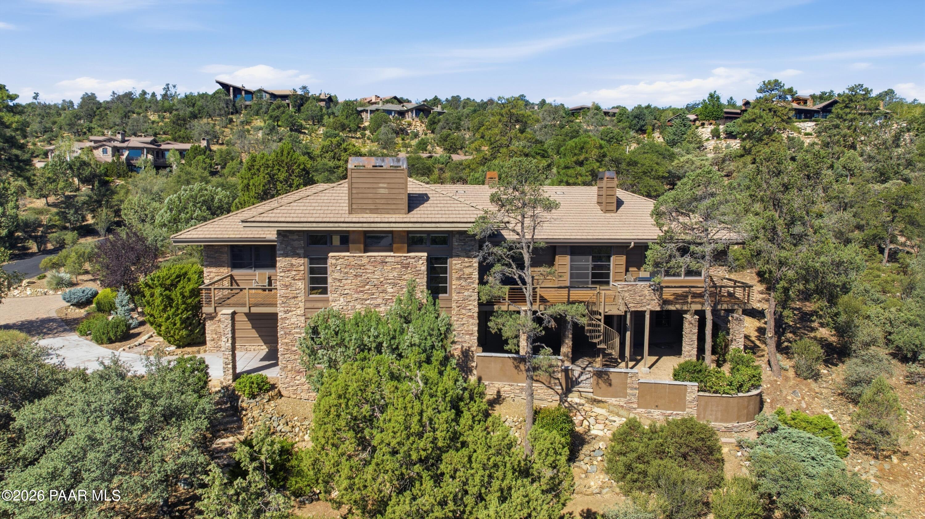 2148 Forest Mountain Road Prescott, AZ 86303 - Photo 49 of 62 Extensive stone work