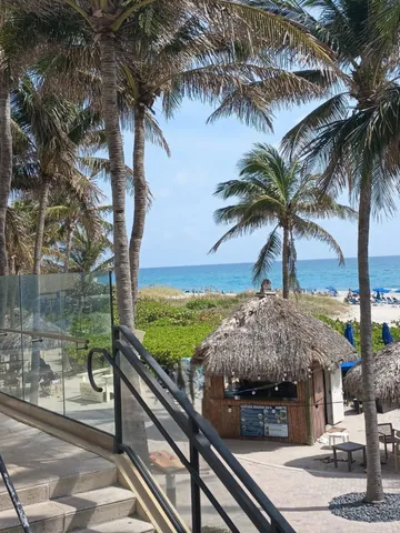 a front view of a building