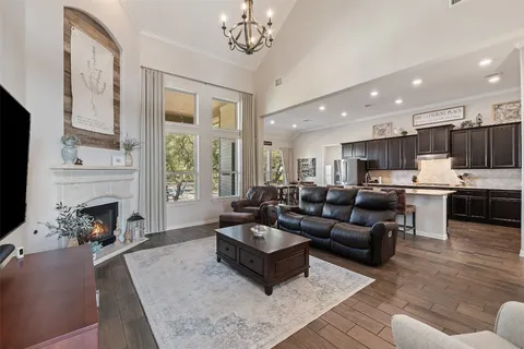 a kitchen with granite countertop a sink and counter space