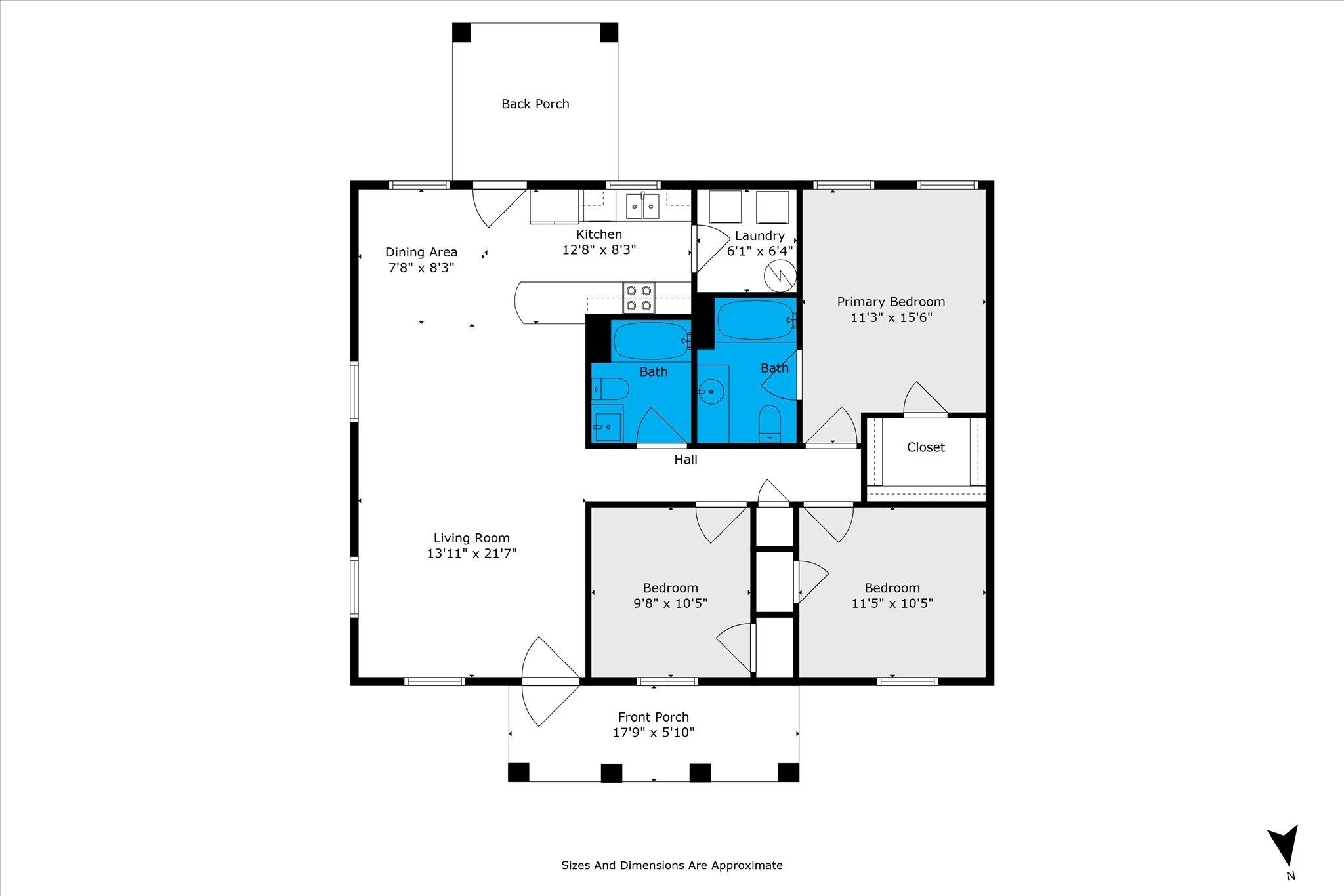 1411 Creola Axis Loop Road North Axis, AL 36505 - Photo 21 of 21 Home floor plan