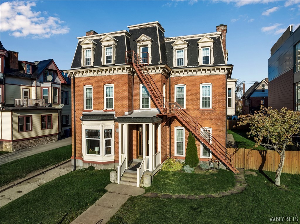 Stately Second Empire style mansion