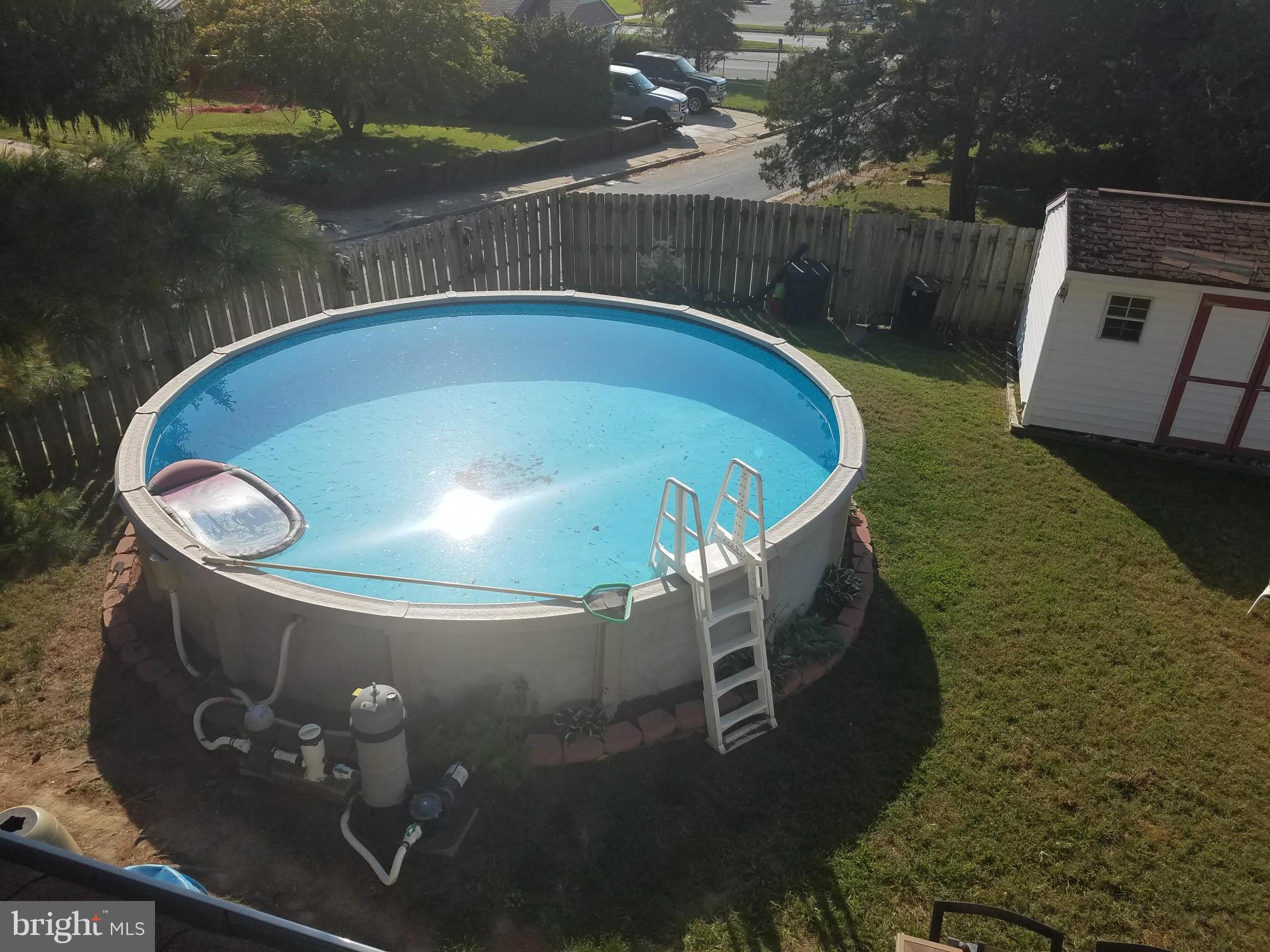 3032 Dunleer Road Baltimore, MD 21222 - Photo 22 of 29 PRIVATE Back Yard w NICE Pool & Shed
