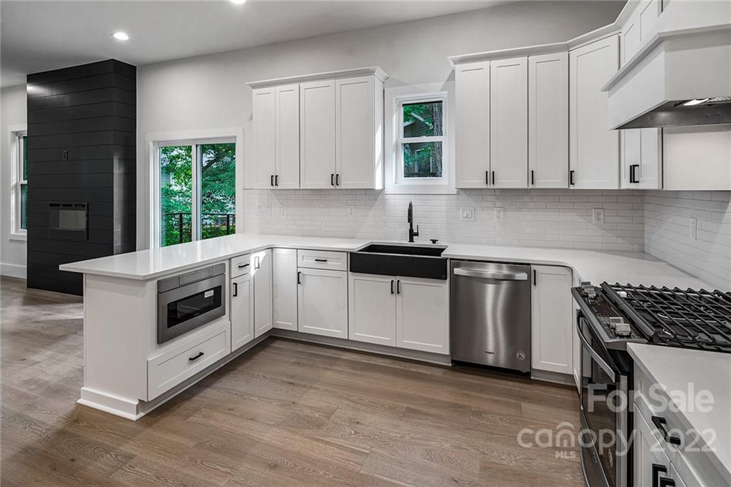 16025 Kiki Court Tega Cay, SC 29708 - Photo 11 of 39 a kitchen with a stove a sink and a window