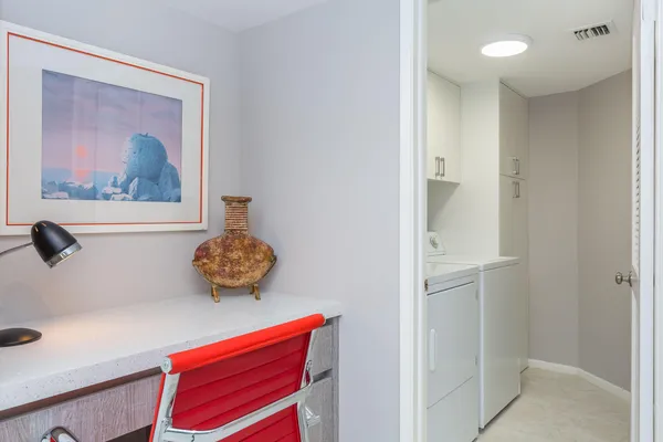 a view of front door with hallway