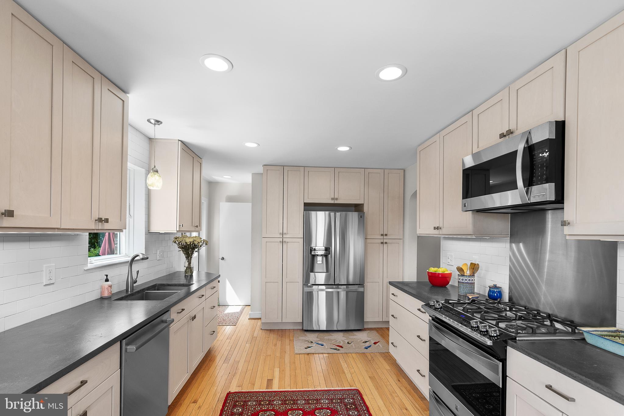 6492 Little Falls Road Arlington, VA 22213 - Photo 14 of 45 Black concrete countertops, durable and chic