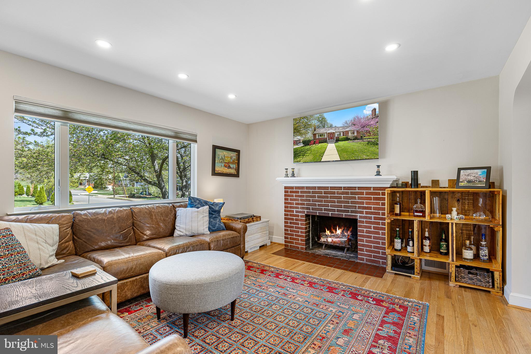 6492 Little Falls Road Arlington, VA 22213 - Photo 5 of 45 Fabulous picture window brings the outside in