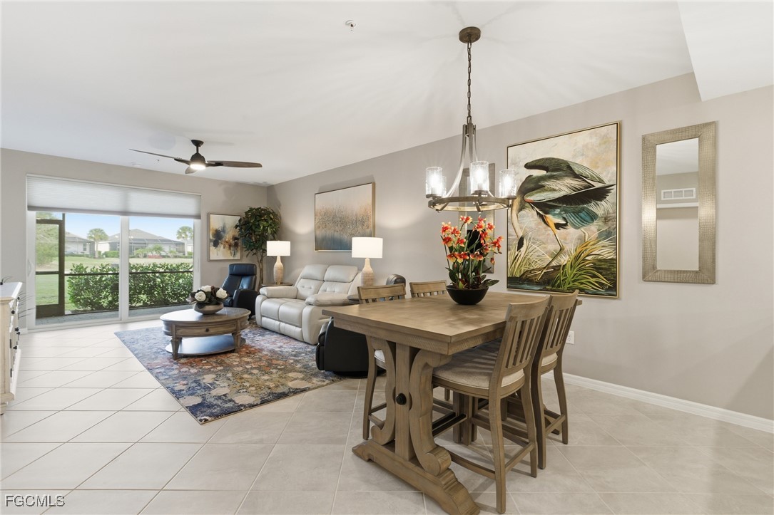 44000 Boardwalk Loop, Unit 1312 Punta Gorda, FL 33982 - Photo 14 of 48 a view of a dining room and livingroom view