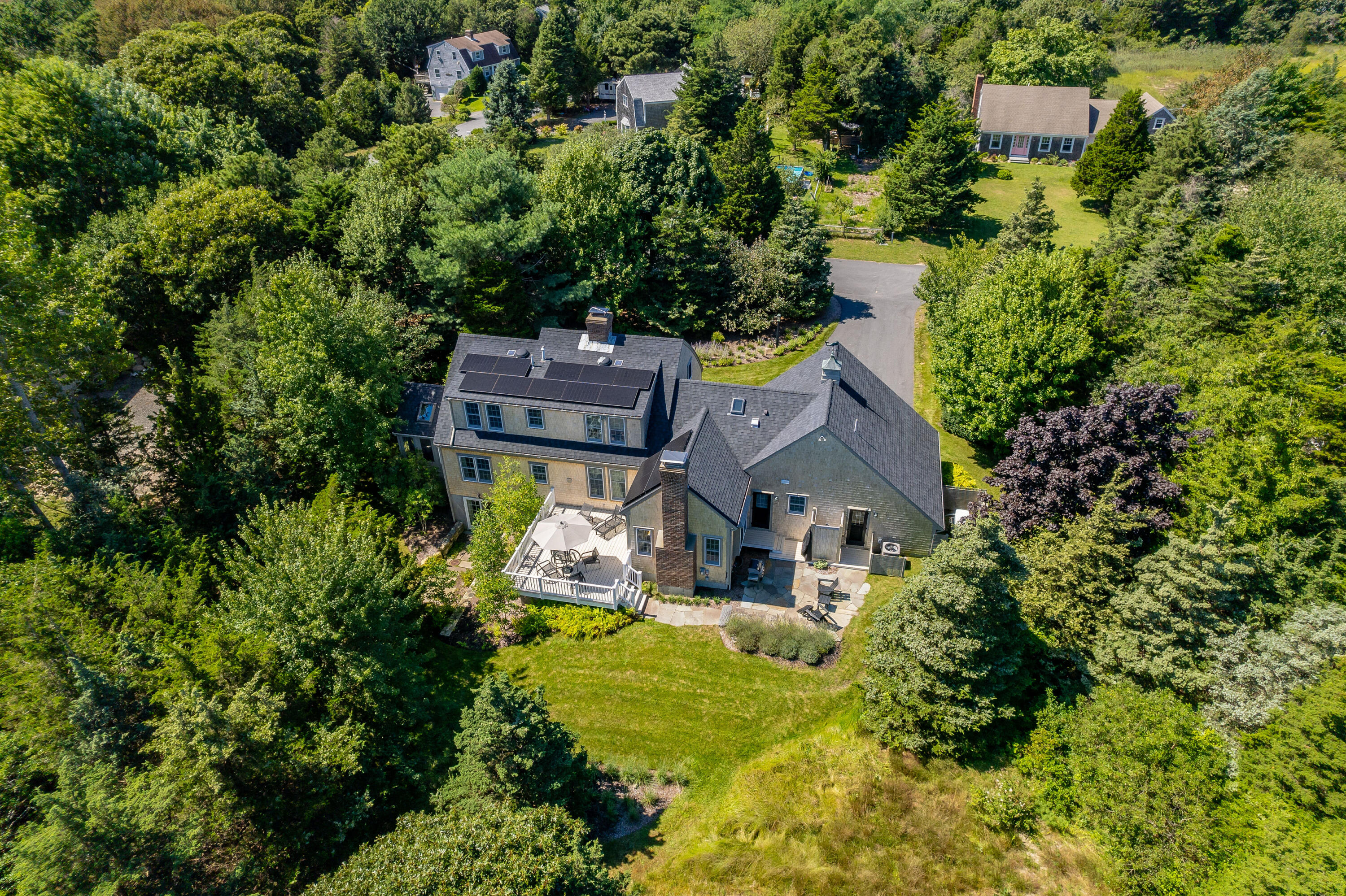 300 Goody Hallet Drive Eastham, MA 02642 - Photo 2 of 20 Aerial Back of Home