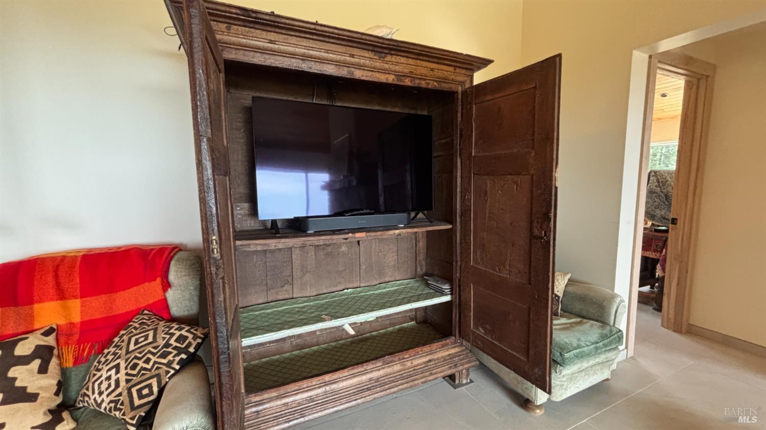 34478 Iversen Road Gualala, CA 95445 - Photo 36 of 43 Living room TV cabinet