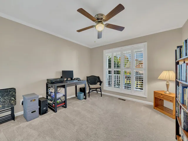 a workspace with a window