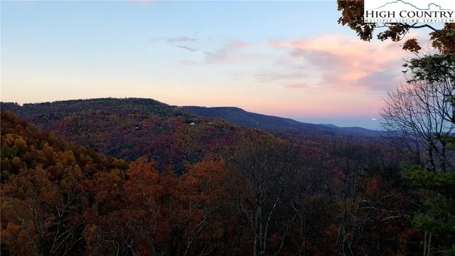 a view of mountains in the distance