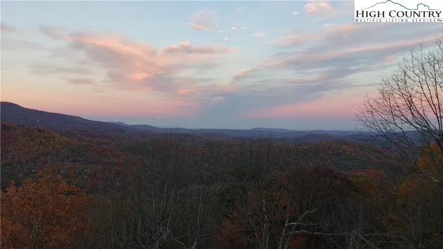 a view of city and green space