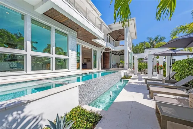 a house with a garden space