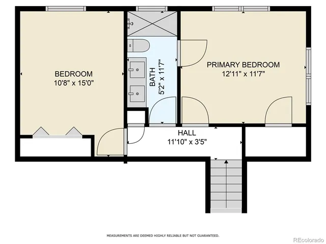 a picture of a bench in a white building