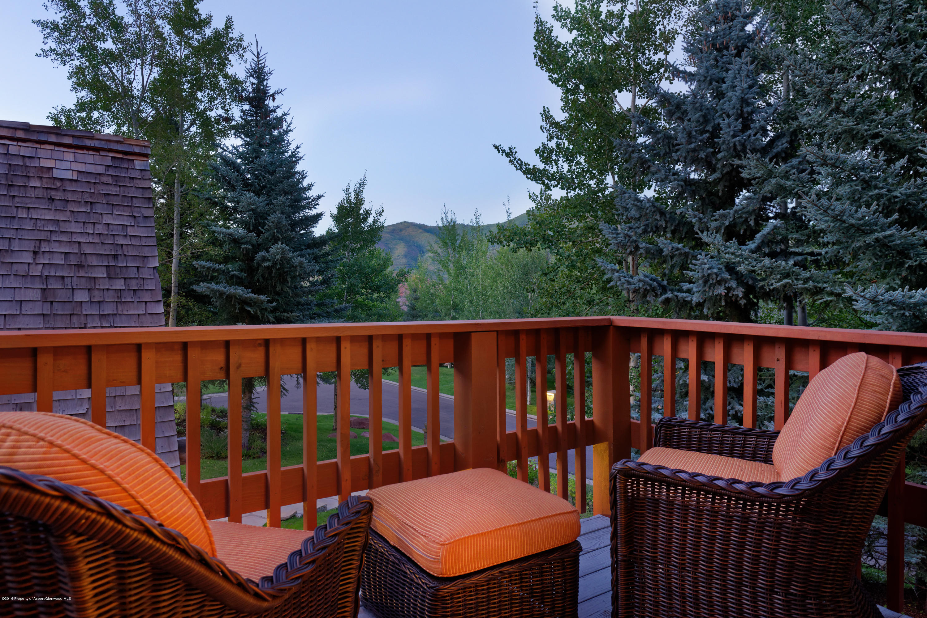 1205 Tiehack Road Aspen, CO 81611 - Photo 10 of 23 a view of a two chairs in the balcony