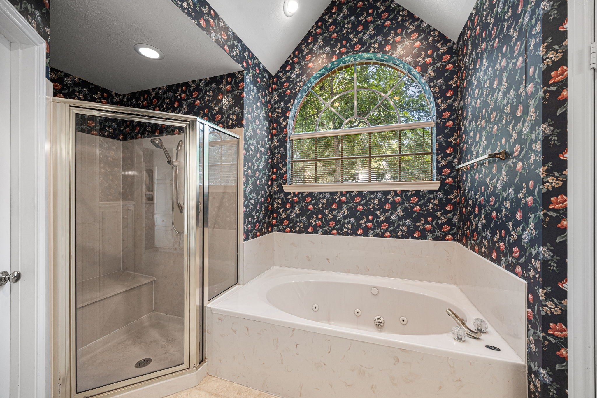 1102 Wood Fern Drive Sugar Land, TX 77479 - Photo 14 of 43 a white bath tub sitting next to a shower