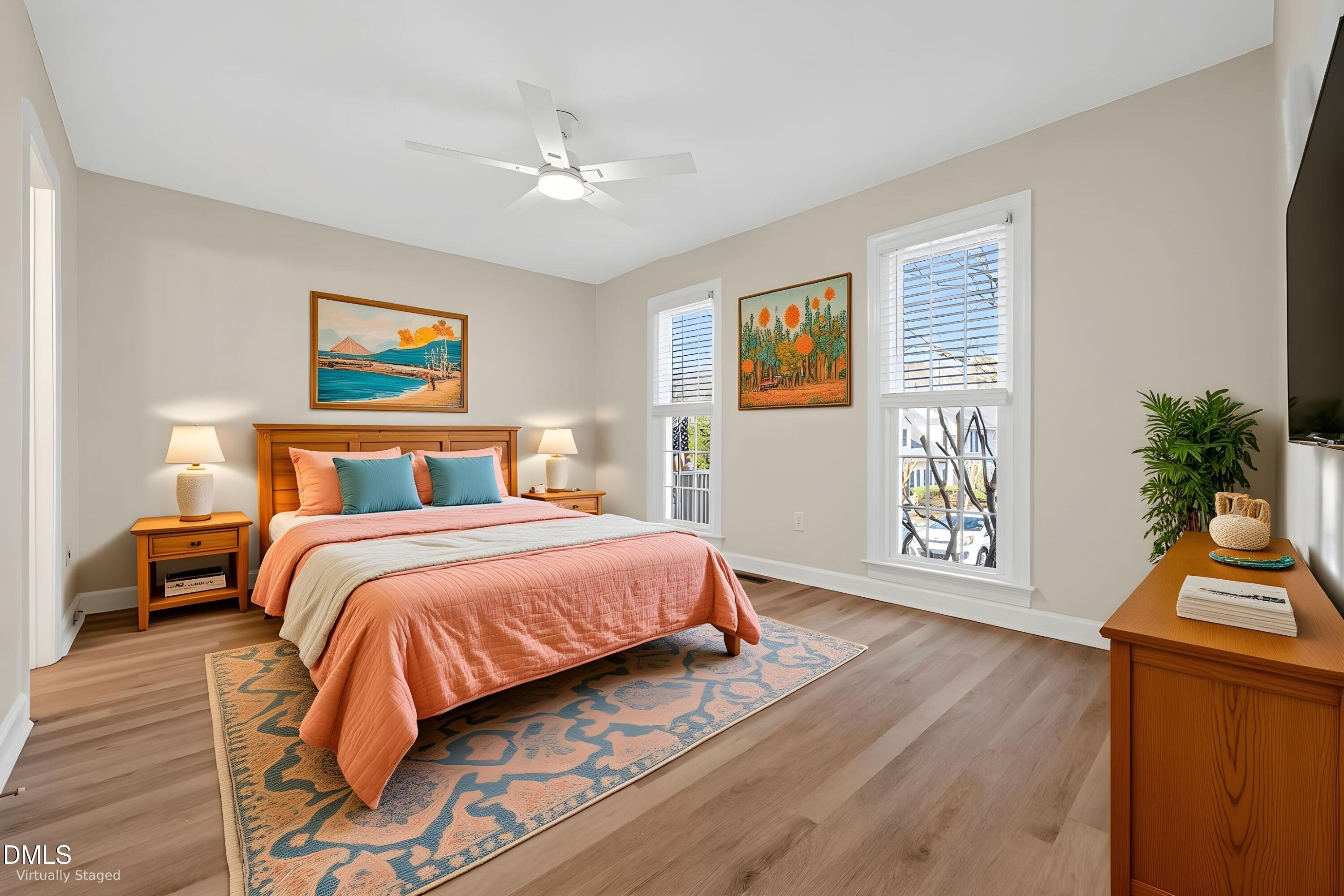 119 Heatherwood Drive Apex, NC 27502 - Photo 21 of 39 First Floor Bedroom with En Suite Bath & Walk In Closet