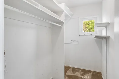 a bathroom with a window