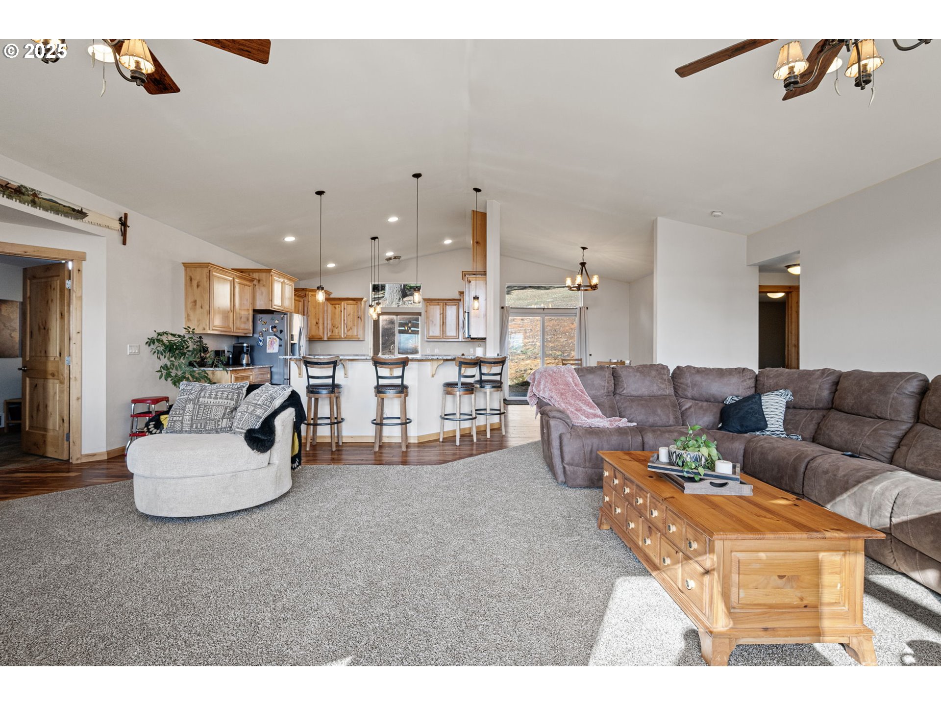 24674 Bolton Hill Road Veneta, OR 97487 - Photo 14 of 48 a living room with furniture and a view of living room