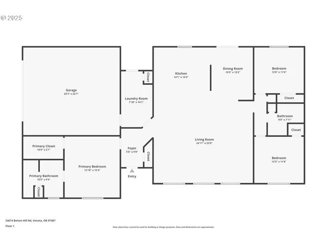 $850,000 | 24674 Bolton Hill Road, Veneta, OR 97487