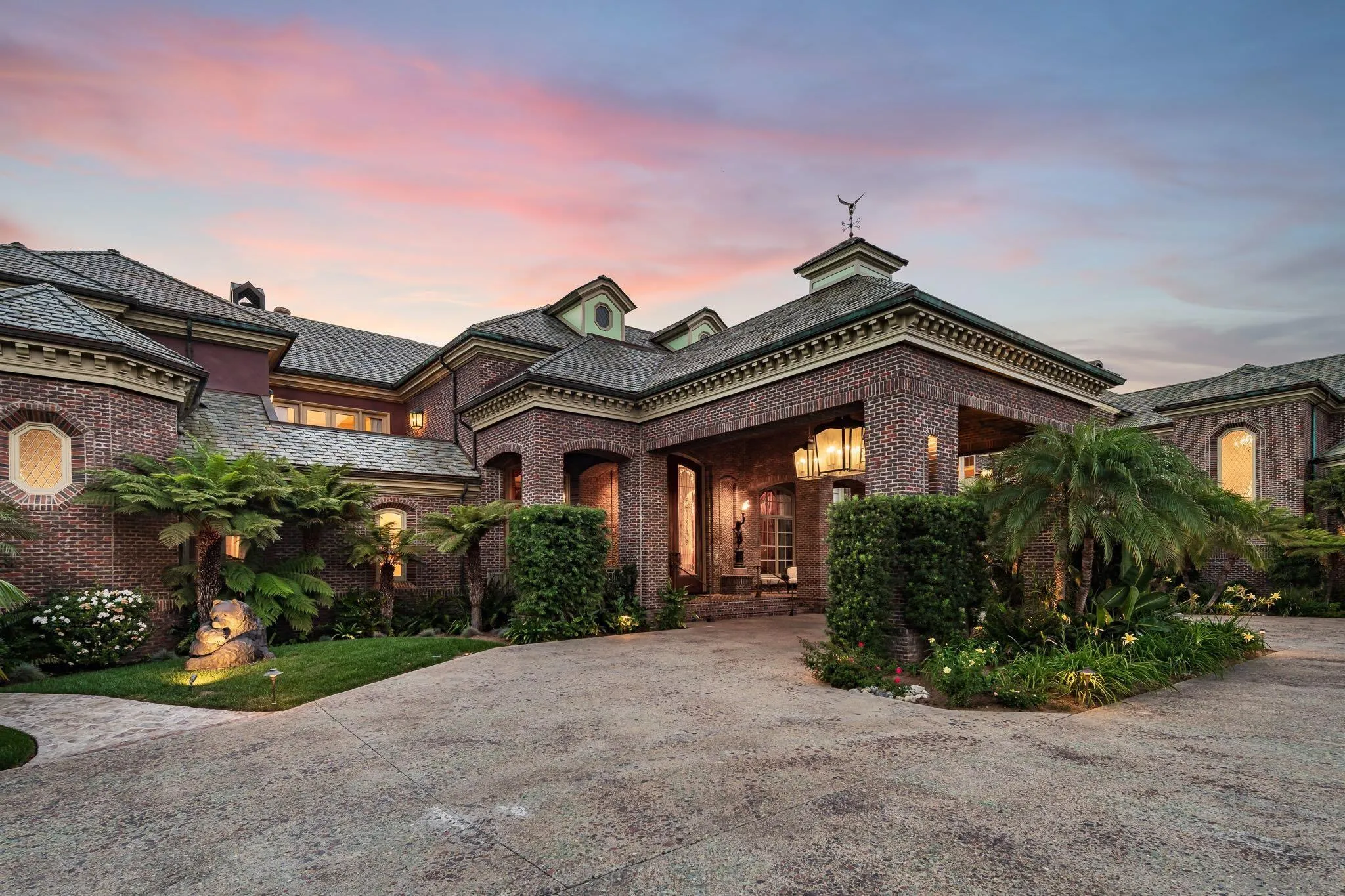 5893 Winland Hills Drive Rancho Santa Fe, CA 92067 - Photo 3 of 41 a front view of a house with garden