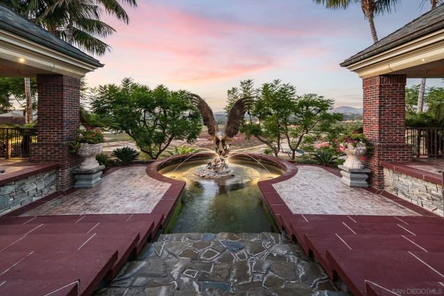 a view of city and mountain
