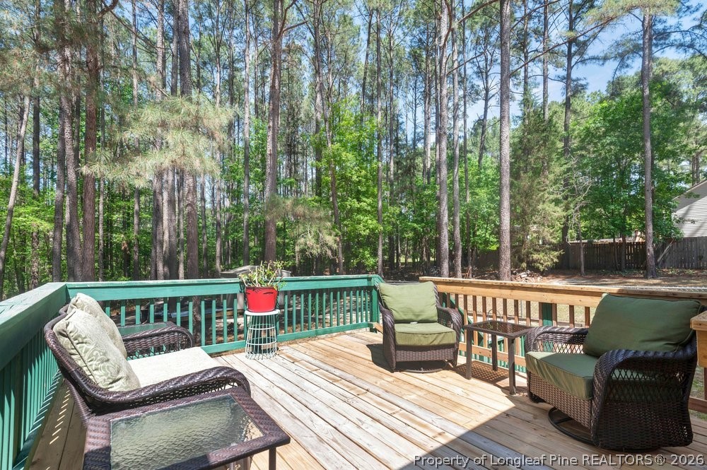 408 Senter Lane Spring Lake, NC 28390 - Photo 18 of 30 a view of deck with patio