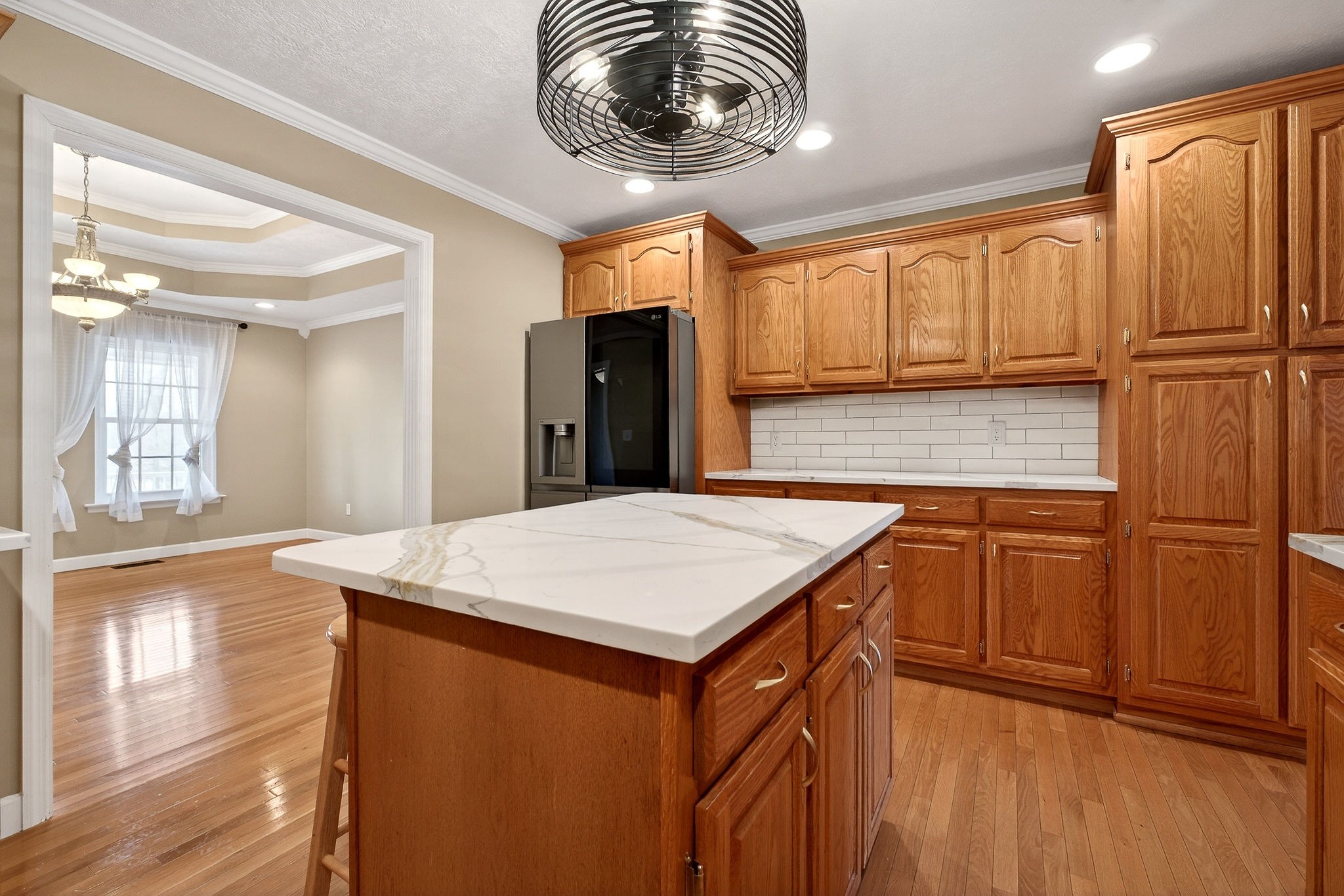 2408 Shellsford Road McMinnville, TN 37110 - Photo 13 of 60 a kitchen with stainless steel appliances granite countertop a refrigerator a sink and a stove