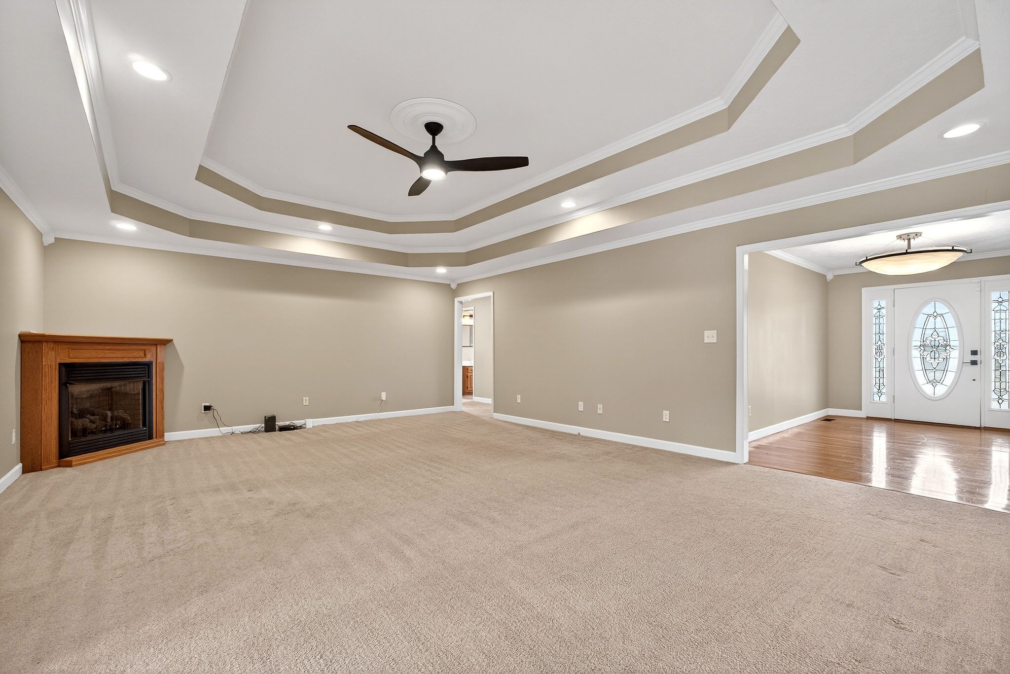 2408 Shellsford Road McMinnville, TN 37110 - Photo 18 of 60 a view of an empty room with a fireplace
