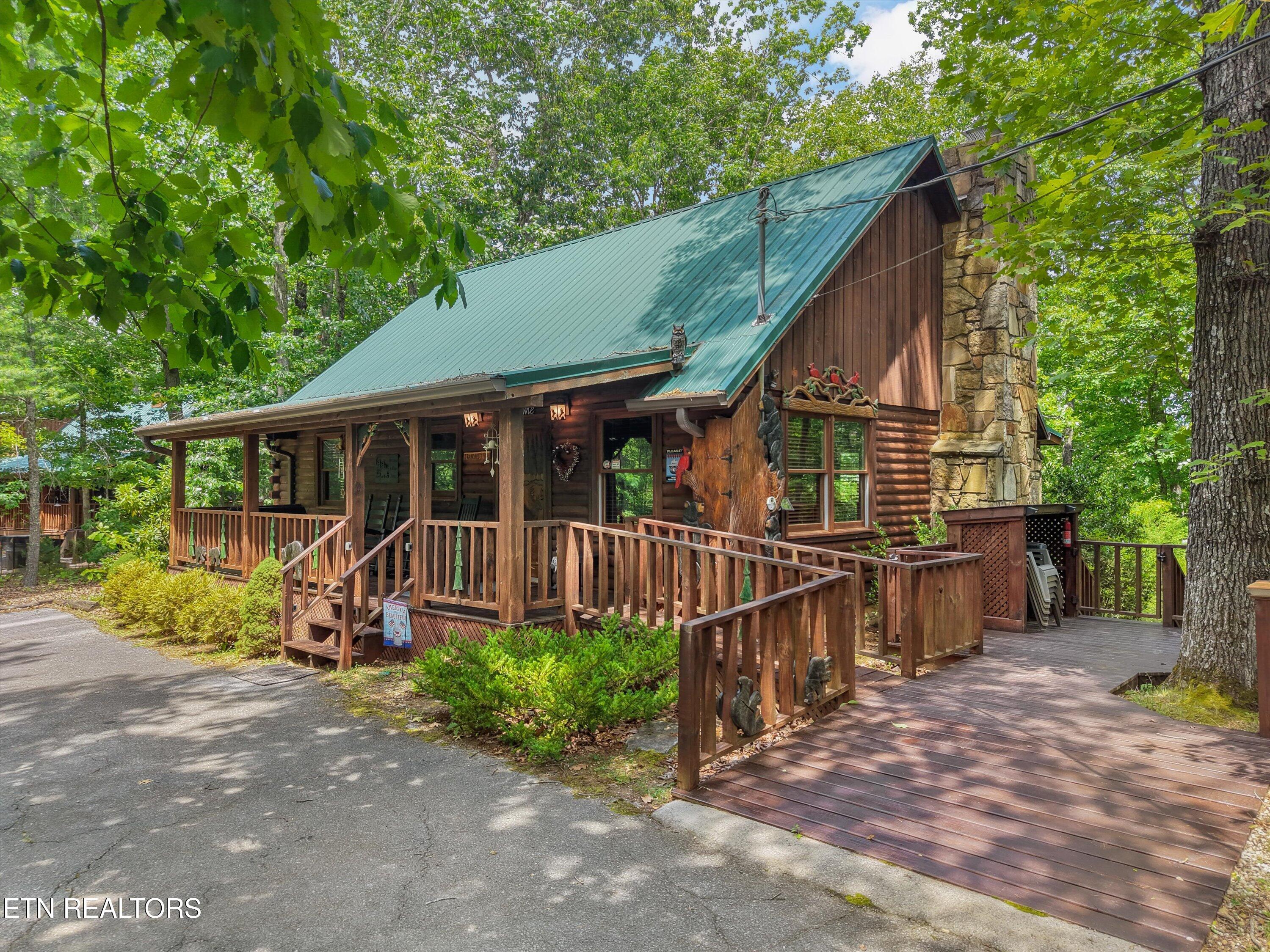 2308 Hidden Mountain Road Sevierville, TN 37876 - Photo 2 of 53 Front of Cabin