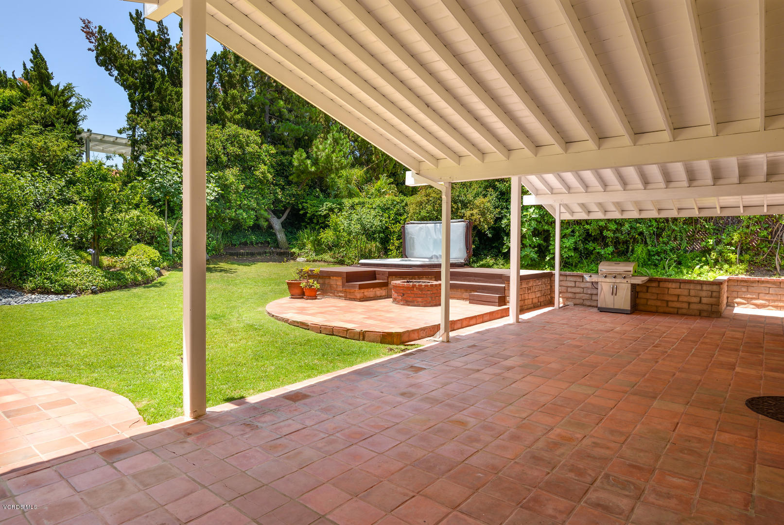 18932 Olympia Street Porter Ranch, CA 91326 - Photo 18 of 39 a view of a backyard with sitting area
