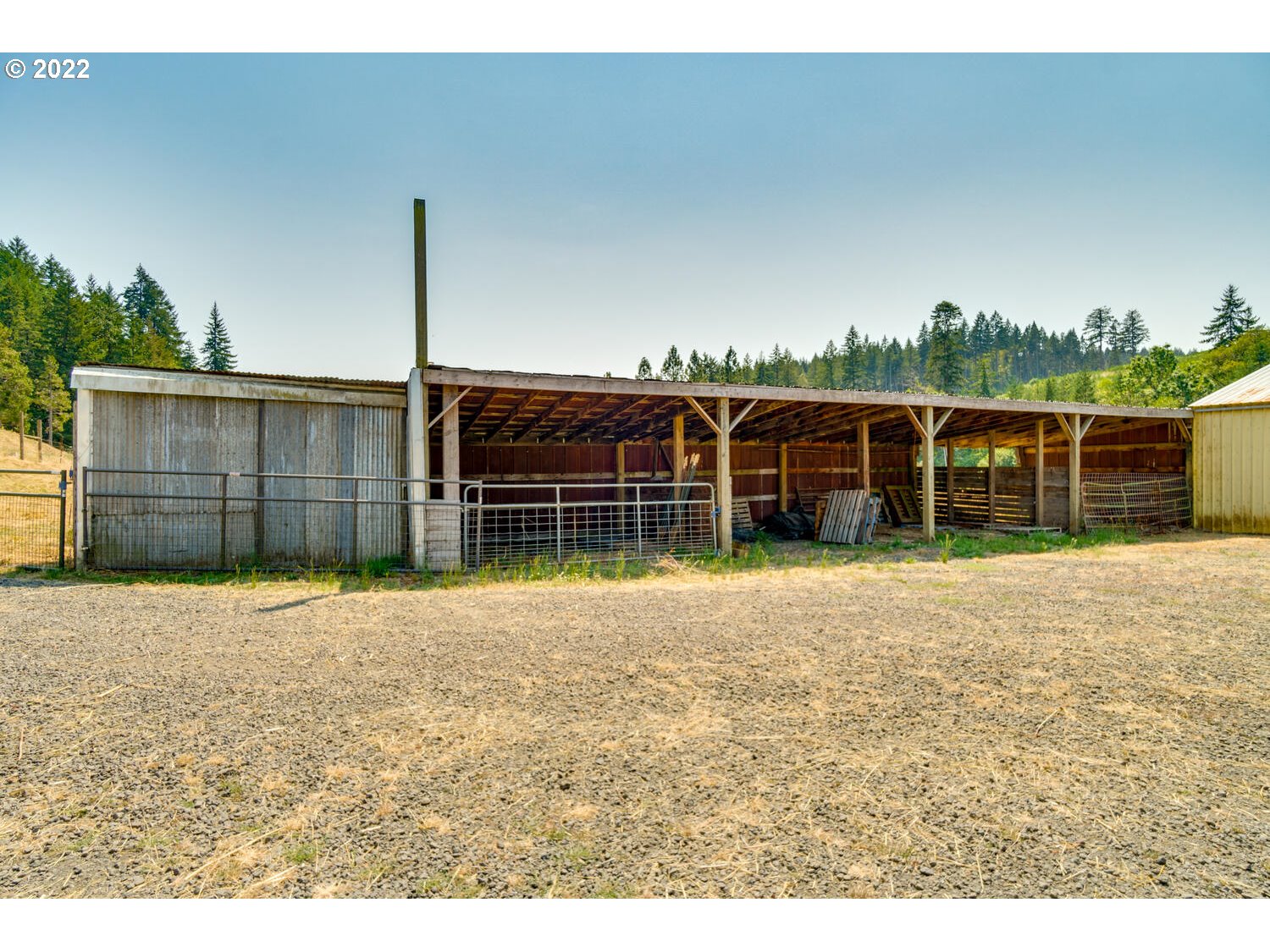12751 Dupee Valley Road Sheridan, OR 97378 - Photo 28 of 32 a view of a house with a backyard