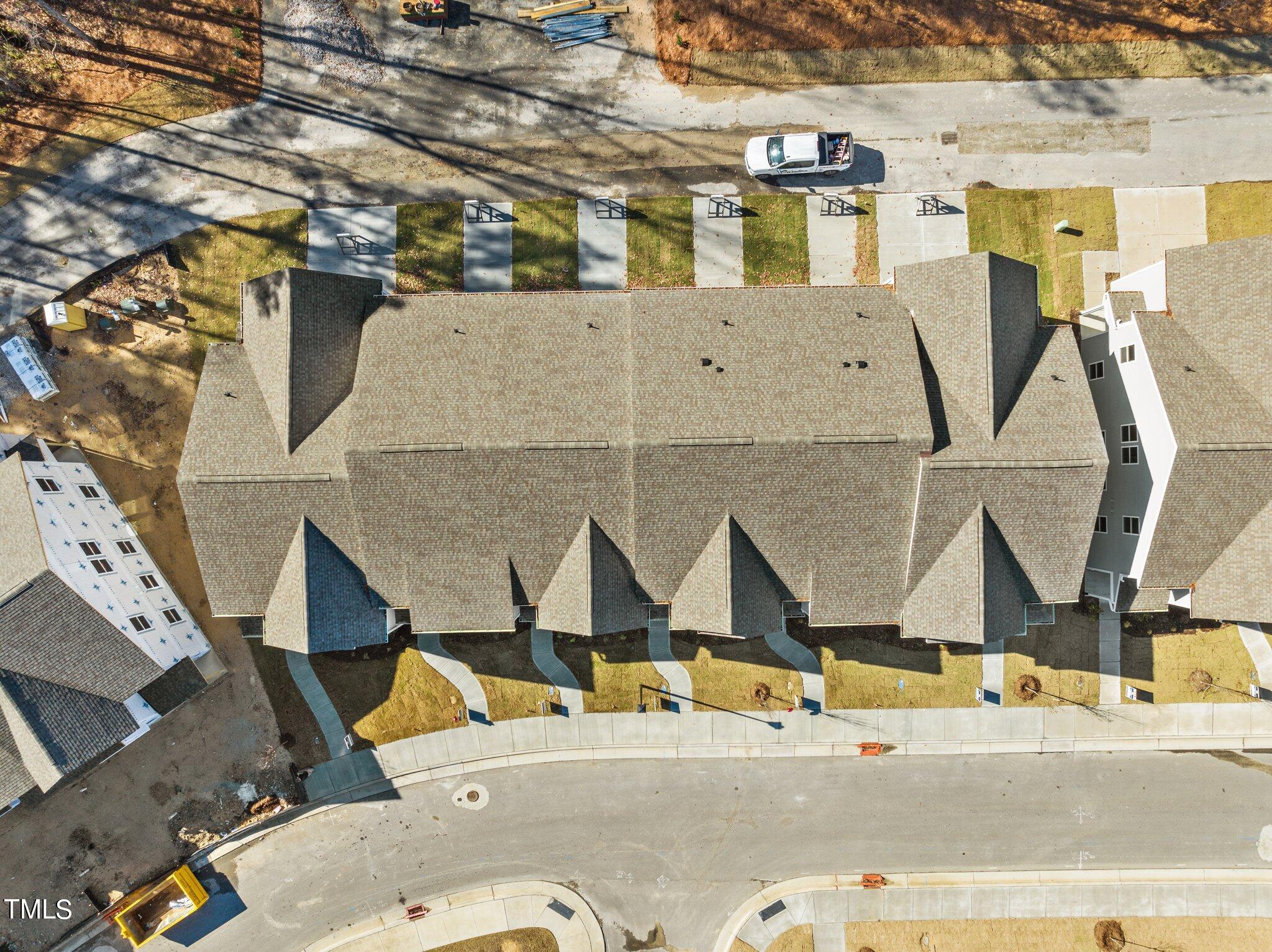 326 Spaight Acrs Way Wake Forest, NC 27587 - Photo 28 of 39 an aerial view of residential houses with outdoor space