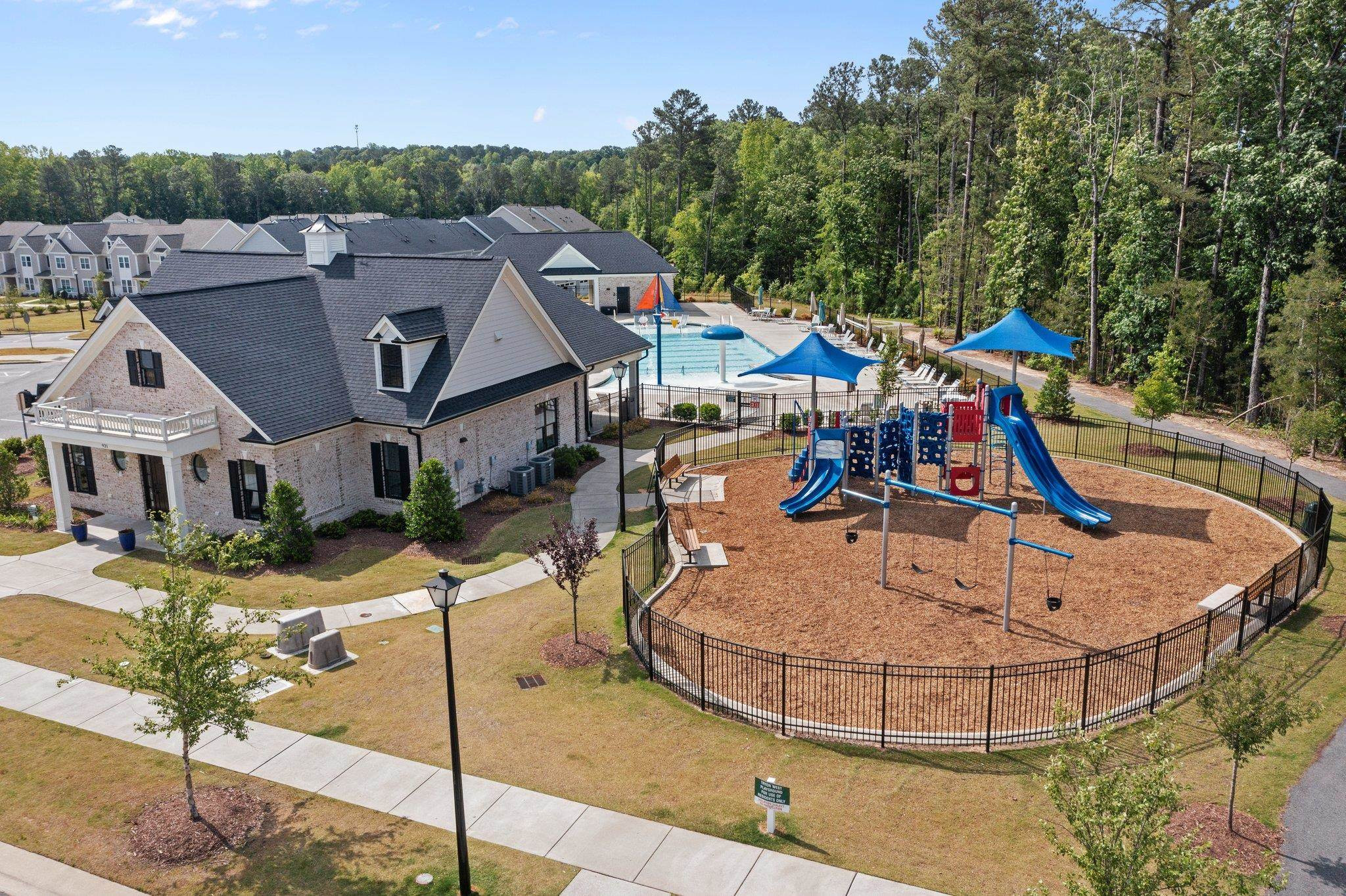 326 Spaight Acrs Way Wake Forest, NC 27587 - Photo 39 of 39 an aerial view of a house with outdoor space