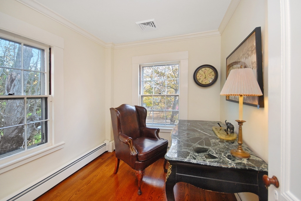 46 Sudbury Road Concord, MA 01742 - Photo 32 of 41 a view of a workspace with furniture and a window