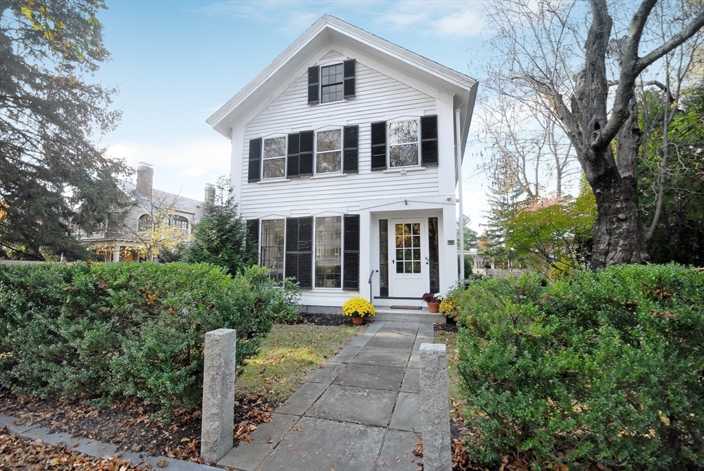 46 Sudbury Road Concord, MA 01742 - Photo 41 of 41 a front view of a house with a yard