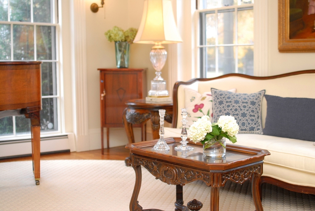 46 Sudbury Road Concord, MA 01742 - Photo 5 of 41 a living room with furniture and wooden floor