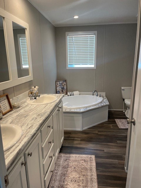 44060 Bryce Lane Callahan, FL 32011 - Photo 12 of 12 a bathroom with a double vanity sink mirror and
