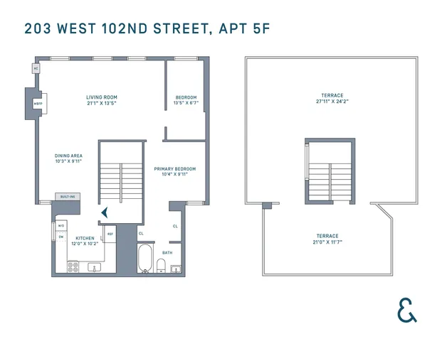 $1,100,000 | 203 West 102nd Street, Unit 5F | Upper West Side