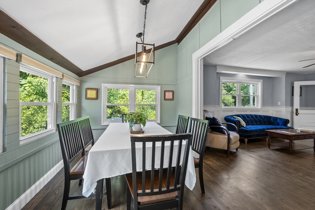 63 River Street Andover, MA 01810 - Photo 24 of 40 a view of a dining room with furniture window and wooden floor
