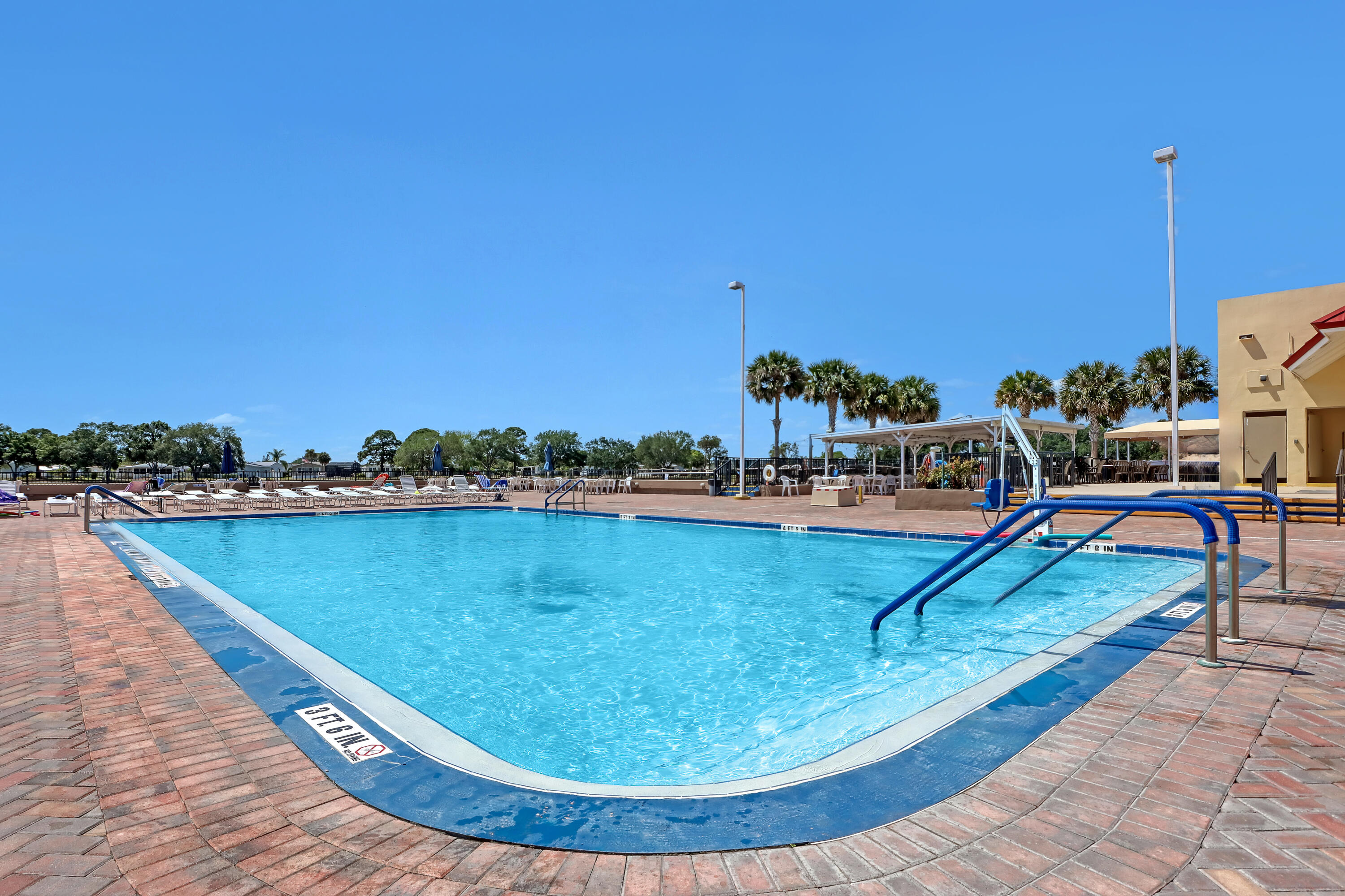 464 Dolphin Circle Barefoot Bay, FL 32976 - Photo 34 of 42 a view of a swimming pool