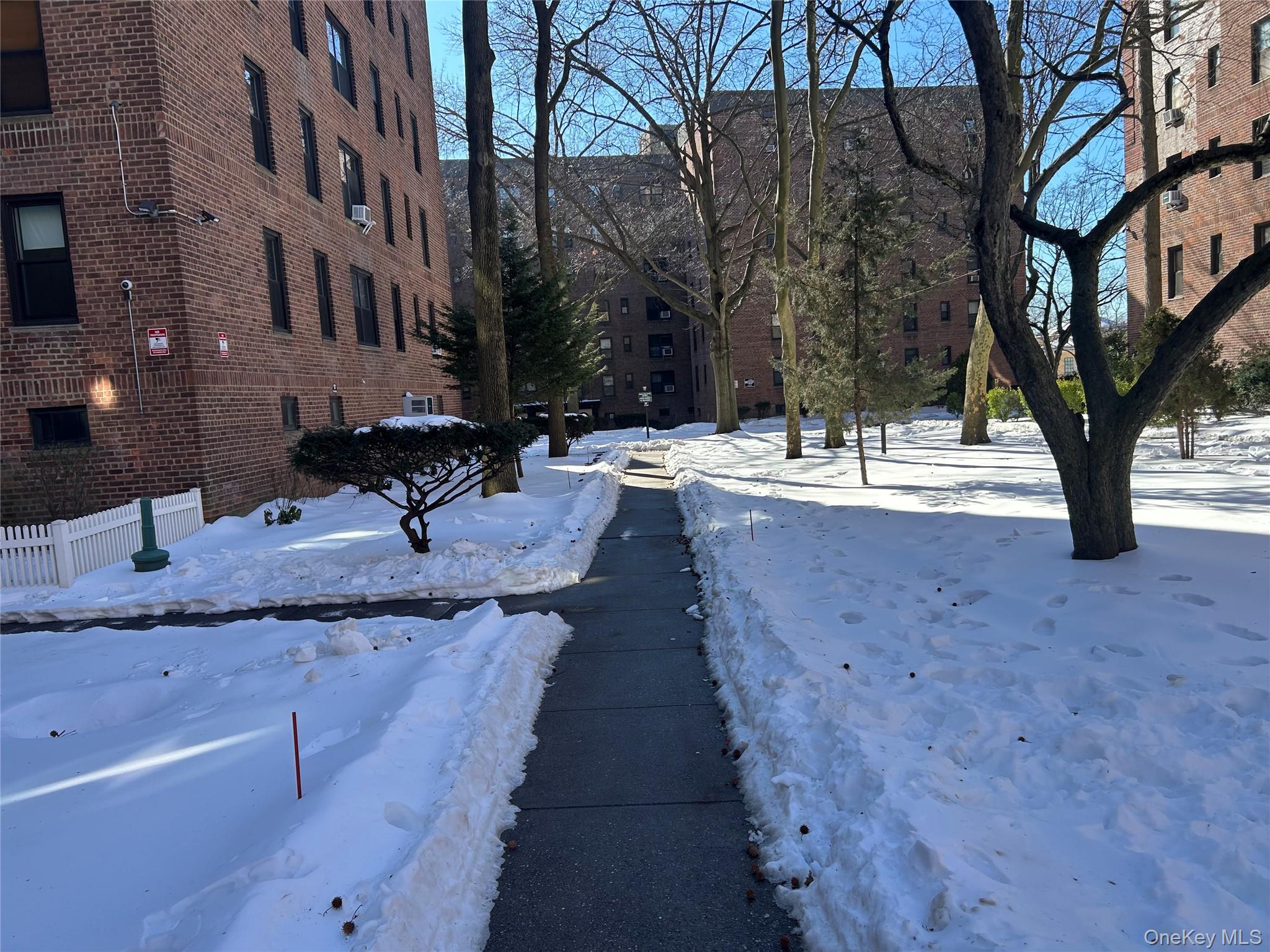 83-20 98th Street, Unit 5J Queens, NY 11421 - Photo 6 of 17 a view of a backyard with a snow
