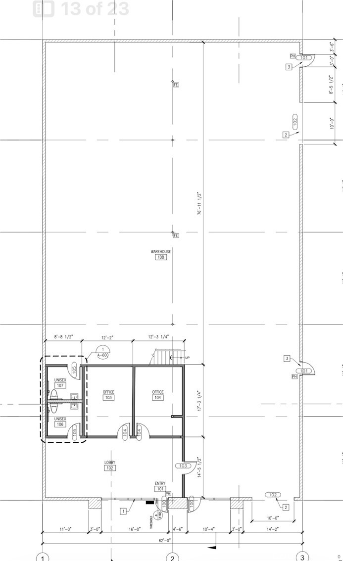 4790 Brooks Street Montclair, CA 91763 - Photo 6 of 7 Approved Floor Plan – Offices, Lobby & Mezzanine
