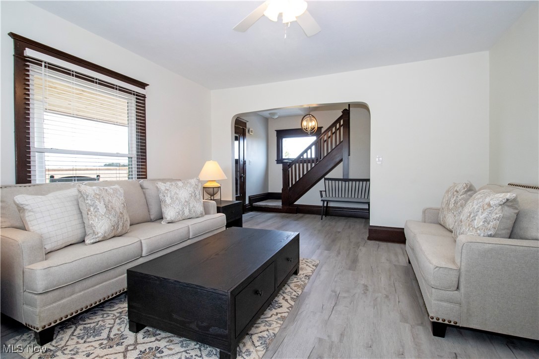 8154 Haas Road Wooster, OH 44691 - Photo 13 of 34 Family room with ceiling fan