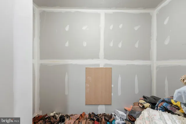 a room with storage and utility