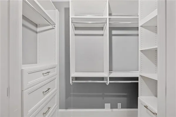 a view of walk in closet