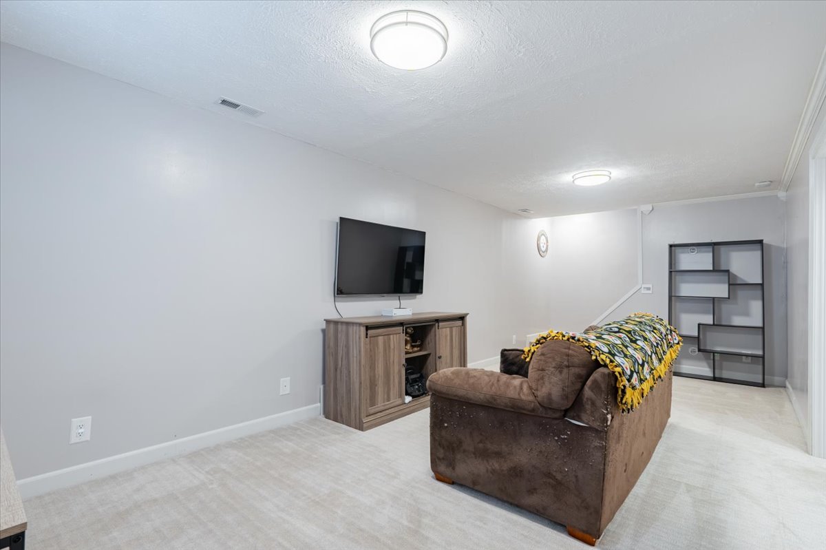 607 Old Farm Road Bloomington, IL 61704 - Photo 30 of 40 a living room with furniture and a flat screen tv