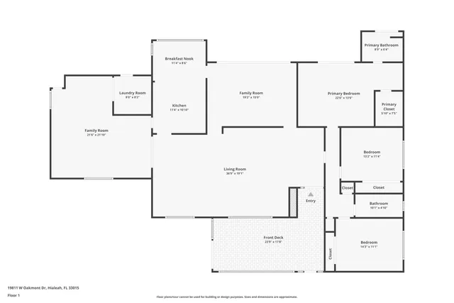 $900,000 | 19811 West Oakmont Drive, Hialeah, FL 33015