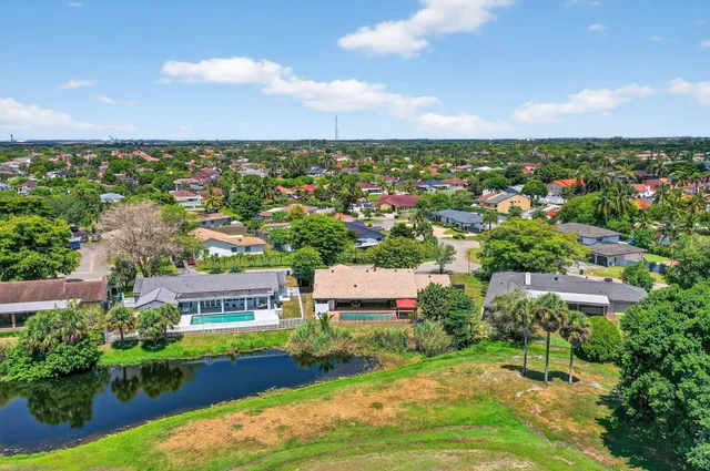 a view of a city and lake view